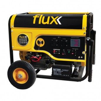Gerador Gasolina 6.5kva cRodas+Pega ref FG65RP FLUX