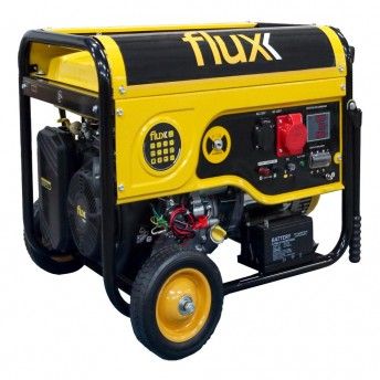 Gerador Gasolina 9kva Trifsico/Monofsico cRodas+Pega ref FG9TRP FLUX
