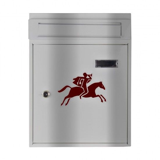 Caixa Correio Inox Entrada e Porta Frente n4 ref FCCIEPF FLUX