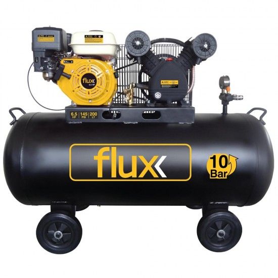 Compressor Gasolina 200Lts 6,5HP refª FCG20065 FLUX Compressor Gasolina 200Lts 6,5HP refª FCG20065 FLUX
