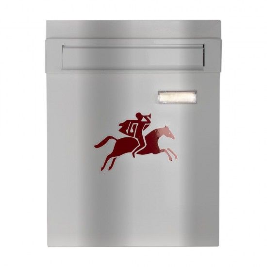 Caixa Correio Inox Entrada Frente e Porta Atrs n5 ref FCCIEFPA FLUX