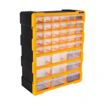 Organizador Monobloco 39 Gavetas 475 x 381 x 157mm ref FOM39G FLUX