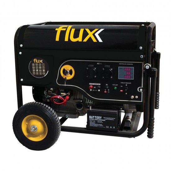 Gerador Gasolina 9kva cRodas+Pega ref FG9RP FLUX