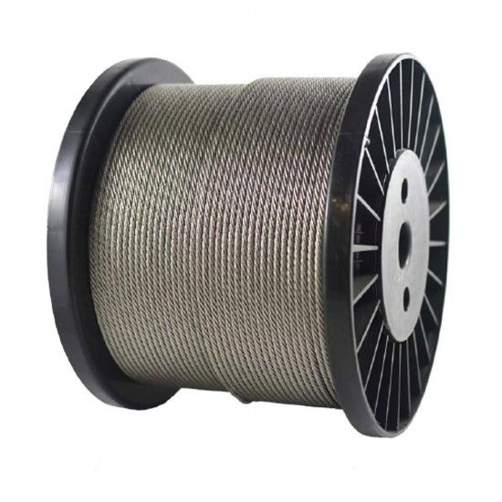 Cabo Ao Galvanizado 8mm 100mt ref FCAG8100 FLUX