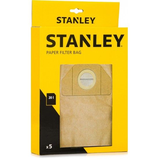 Saco p/aspirador 20L 5p ref 41856 Stanley