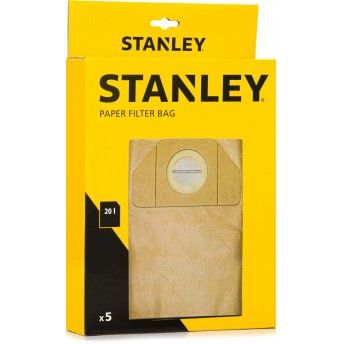 Saco p/aspirador 20L 5p ref 41856 Stanley