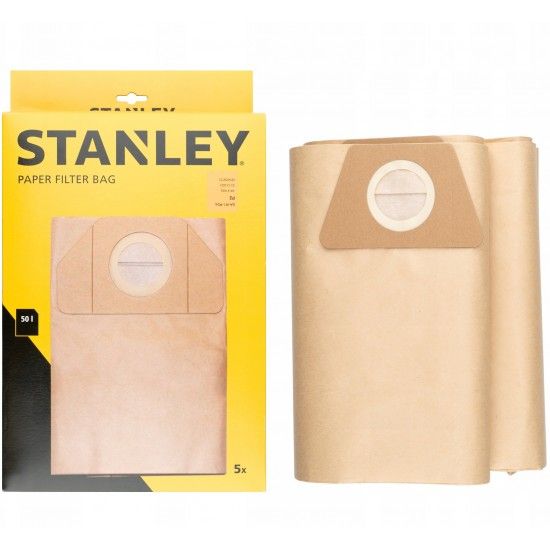 Saco p/aspirador 50L 5p ref 41859 Stanley
