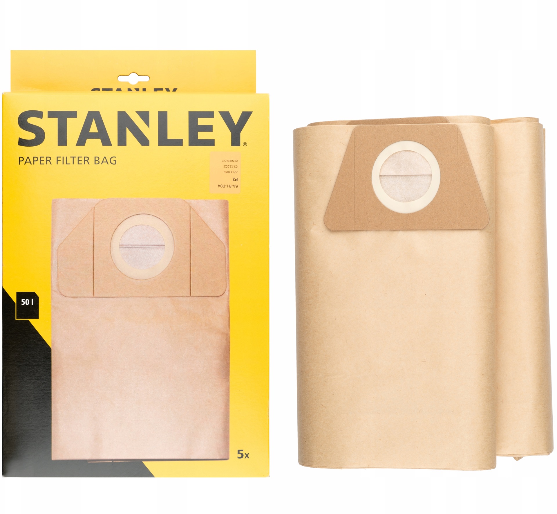 Saco p/aspirador 50L 5pç refª 41859 Stanley