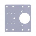 Placa de reparao 90x90mm p/dobradias copo 35 mm BC01 inox ref 27213 Amig