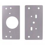 Placa de reparao 90x45mm p/dobradias copo 35 mm BC02 inox ref 27215 Amig