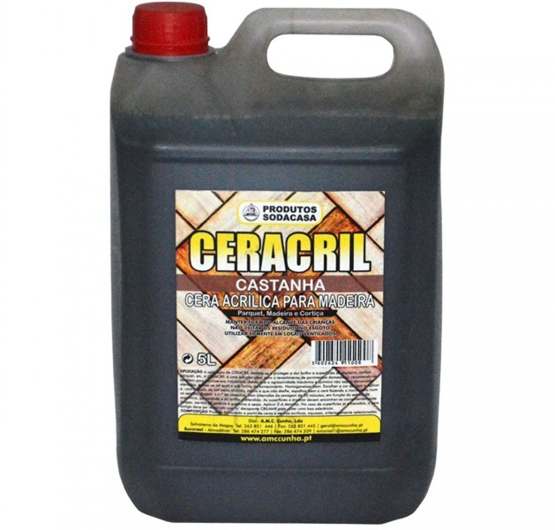 Cera castanha 5L Ceracril