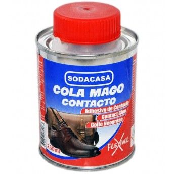 Cola contacto lata c/pincel 250ml ref 46206 Mago
