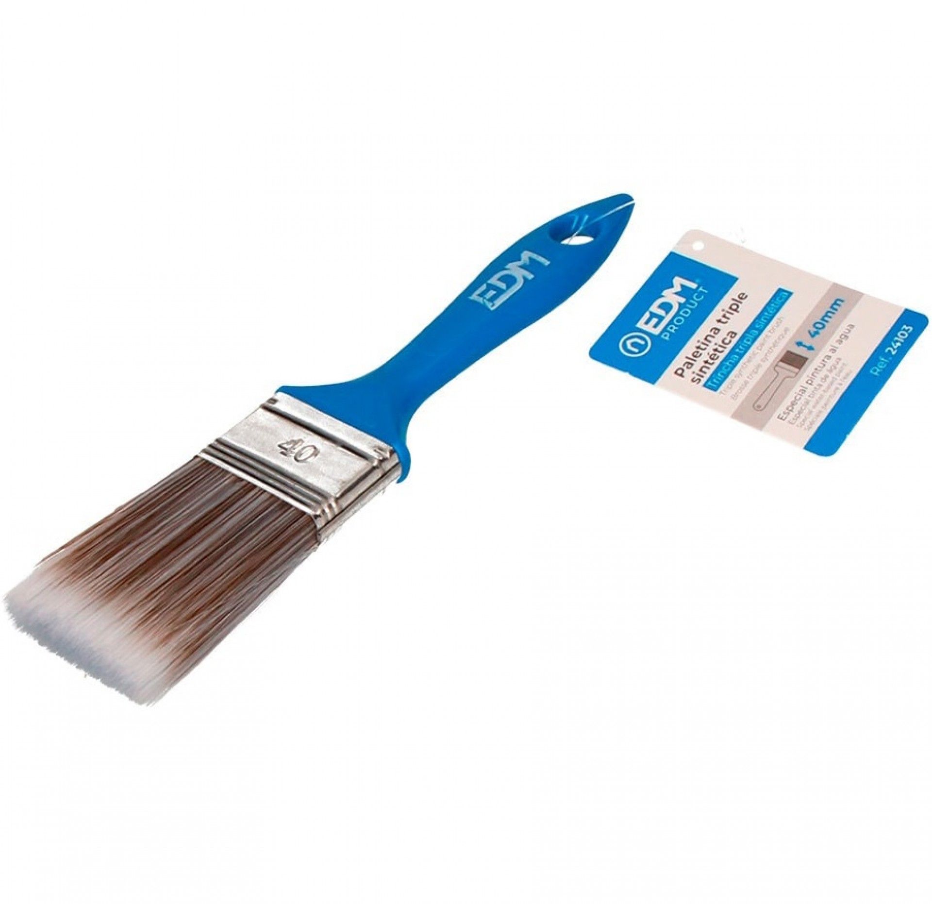 Trincha sintetica triple especial agua 40mm refª 24103 EDM