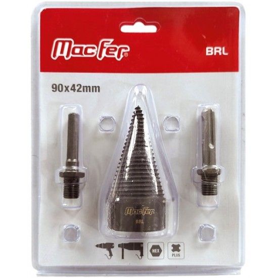 Broca rachar lenha 90x42mm MacFer [090.0163]