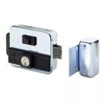 Fechadura (trinco virado) el�trica revers�vel (ch/ch/bot�o) Mod. 5025 [14035025]