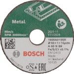 Disco abrasivo Expert Bosch Inox reto 50mm 3p [1600A01S5Y]