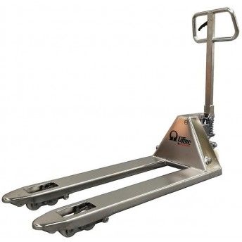 Porta paletes manual INOX 2500KG *  GS EVO INOX (II Ed.) 25S4 RA 1150X525 NYLON "I" - NYLON "I" - IN