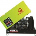 Gerador trifsico canopiado manual 20KVA  GBW22P Pramac