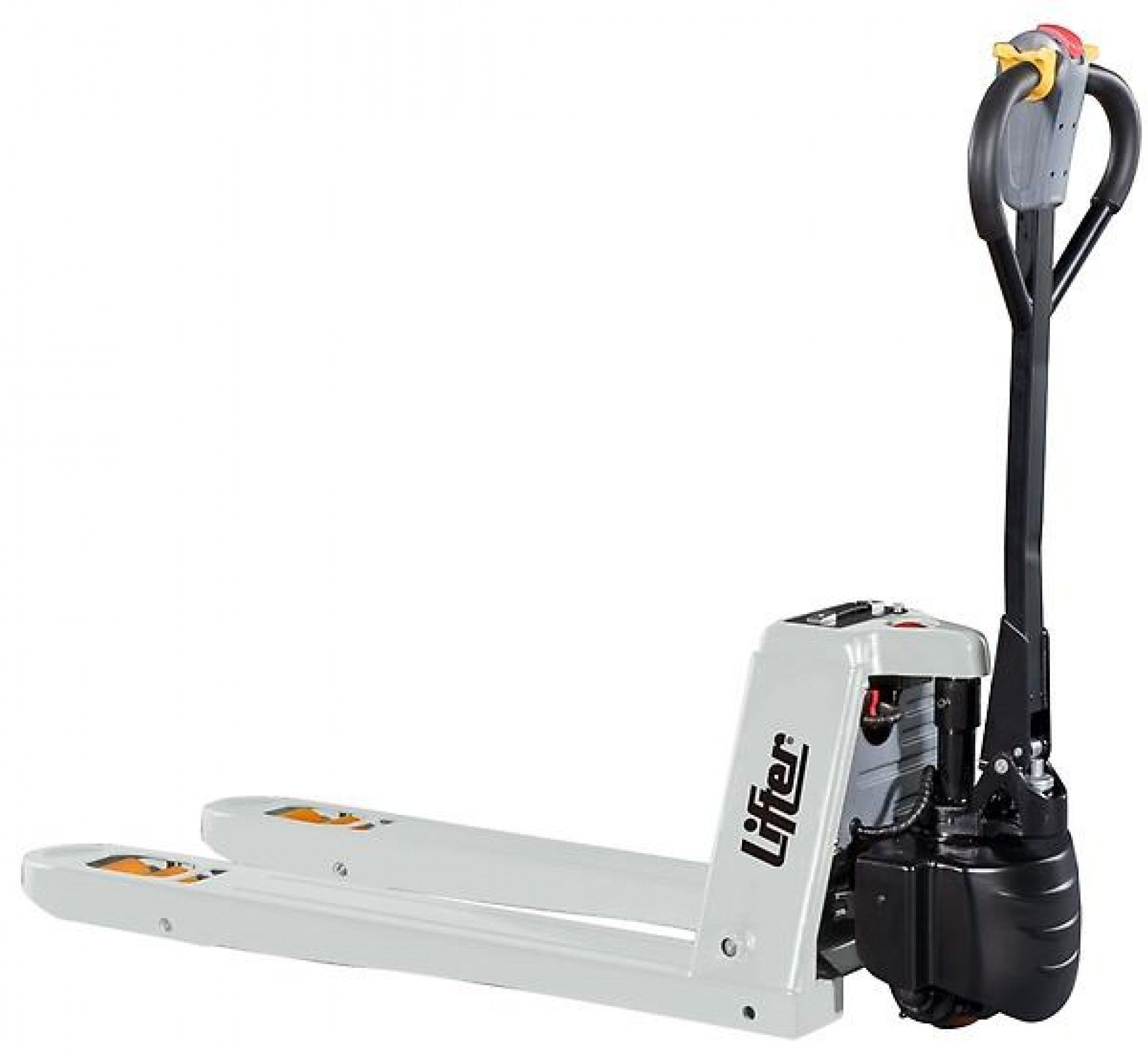 Porta paletes electrico 1500KG * EY 15L S4 1150x550 + BATERIA + CARREGADOR * RAL 9006 - LIFTER EWQ47