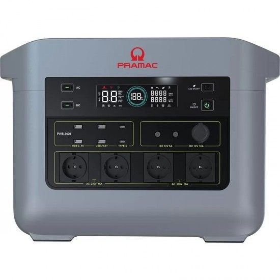 Bateria portátil PWB2400 - 2400W - 2kWh/230V/50Hz KA162Y12020 Pramac Bateria portátil PWB2400 - 2400W - 2kWh/230V/50Hz KA162Y12020 Pramac
