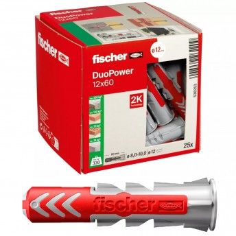 Bucha DuoPower 12x60mm 25p ref 538253 Fischer