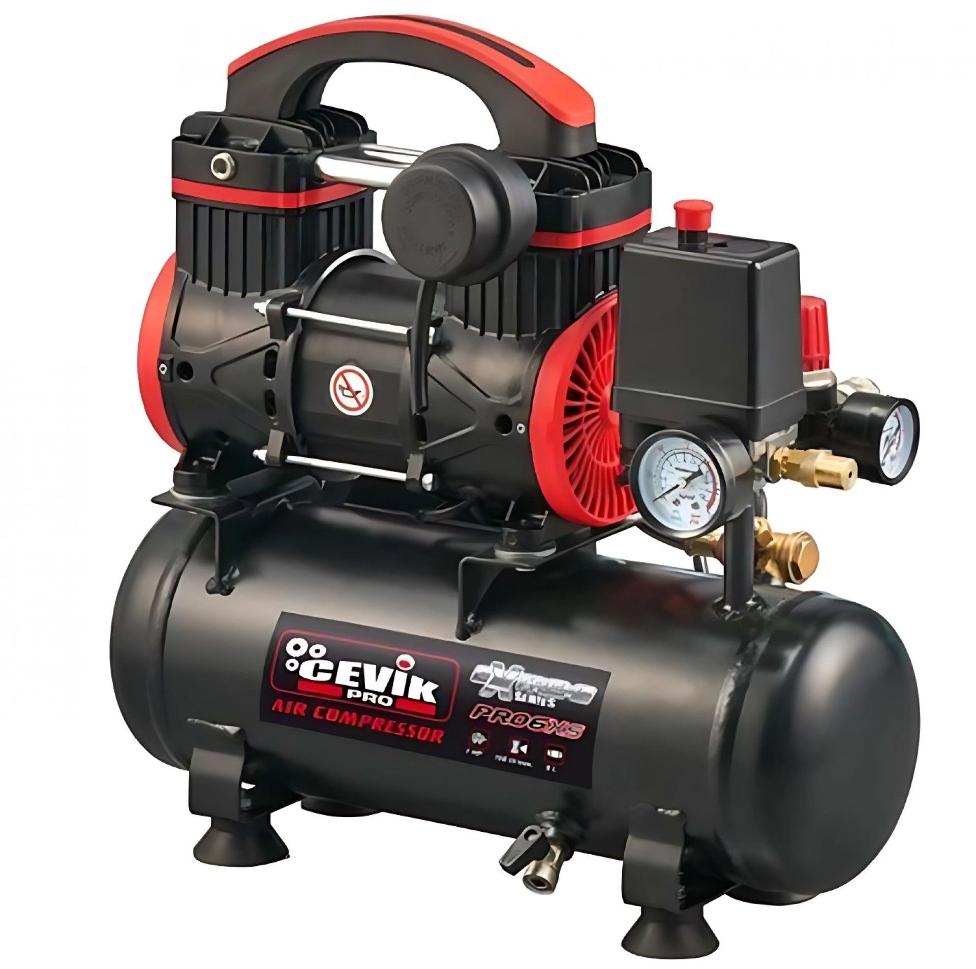 Compressor silencioso 6L refª CA-PRO6XS CEVIK