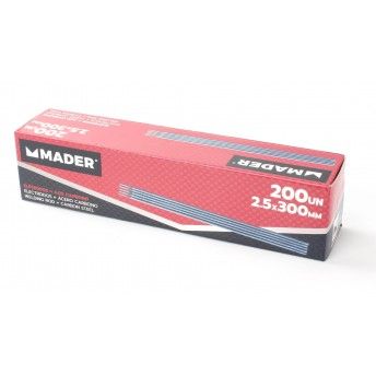 Eltrodos, 2.5x300mm, 200Un ref. 99096 MADER
