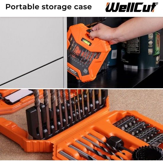 Kit bits e brocas WellCut 56p� WC-DB56