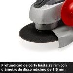 Rebarbadora a bateria TC-AG 18/115 Li (1x4,0Ah) 4431133 EINHELL