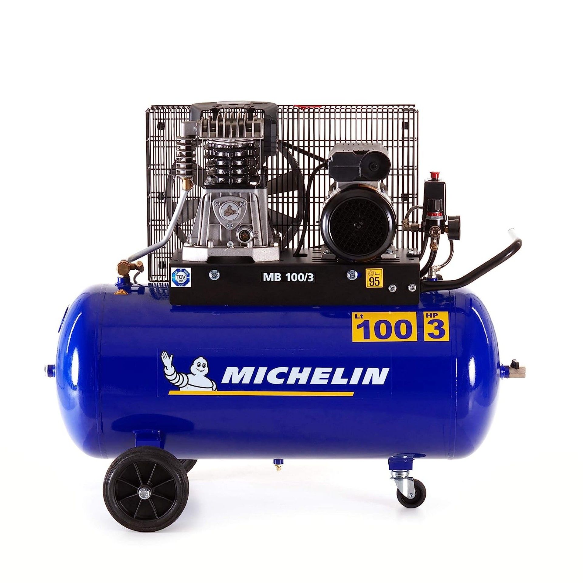 Compressor correia 100L 3Hp 10Bar 230v refª CA-MB100-415M