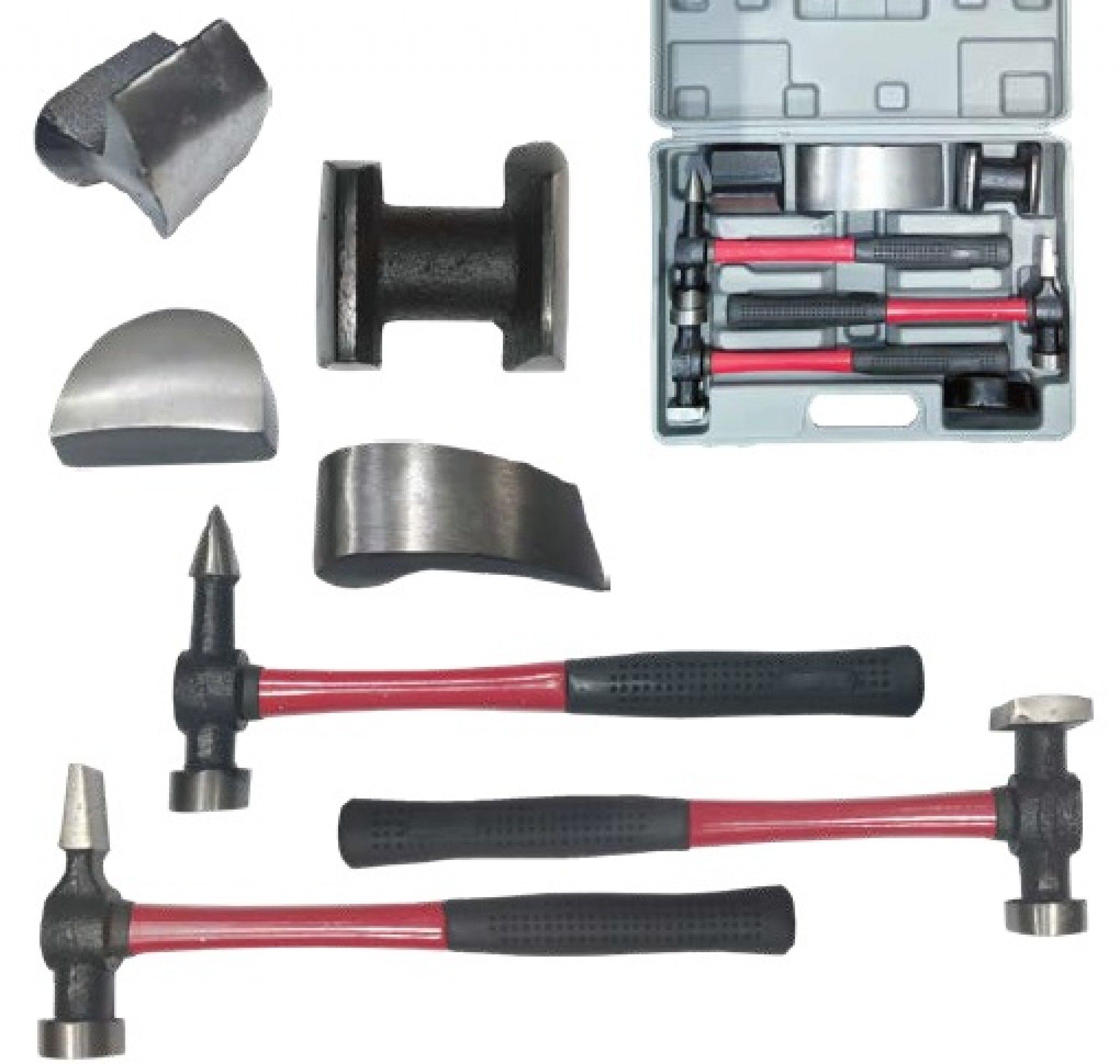 Kit ferramentas bate-chapa 7pç refª 5106783 Sady