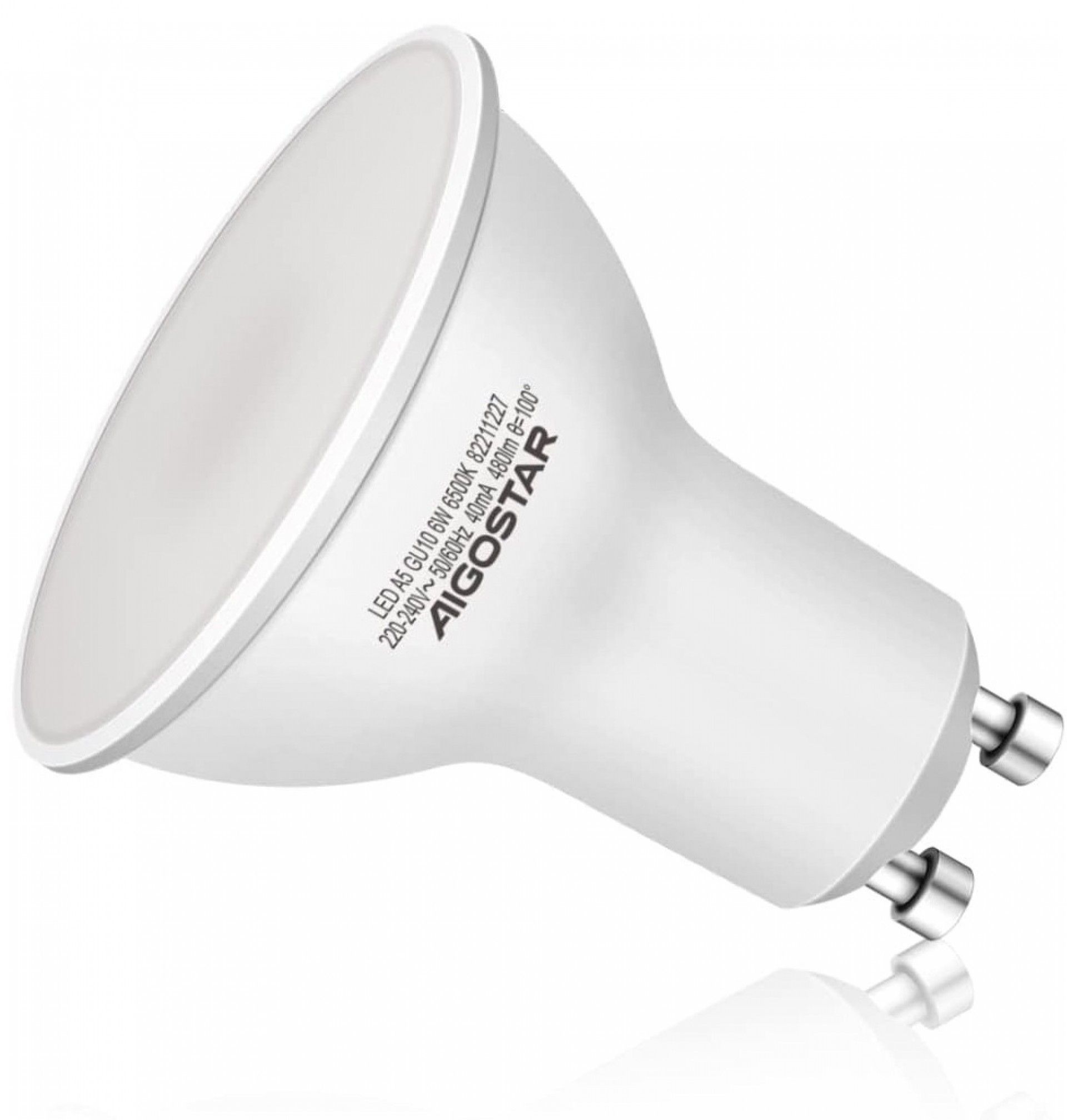 Lampada Led A5 GU10 4W 6500K Aigostar