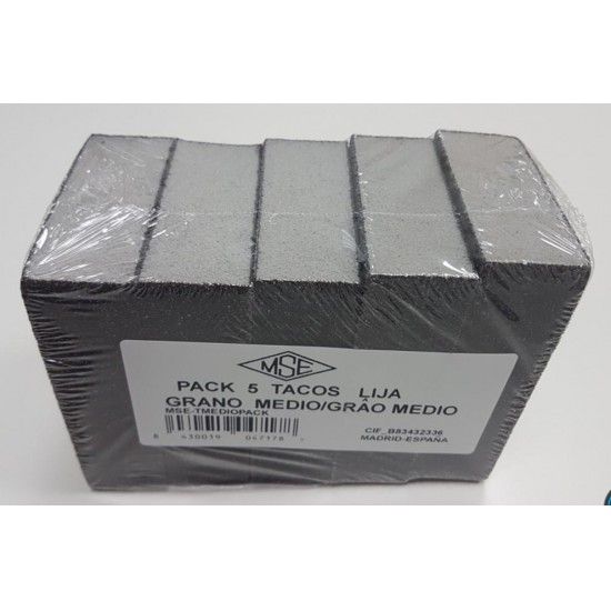 Pack 5 Almofadas De Lixa Mse