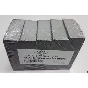 Pack 5 Almofadas De Lixa Mse