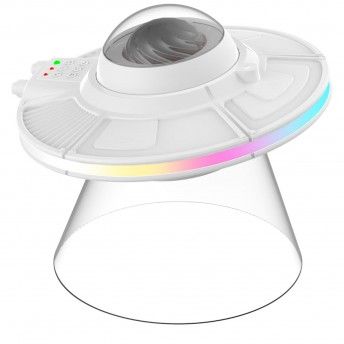 Luz Noturna Do Projetor Ovni Com Alto-falante ref EG-SPACELITE XANLITE