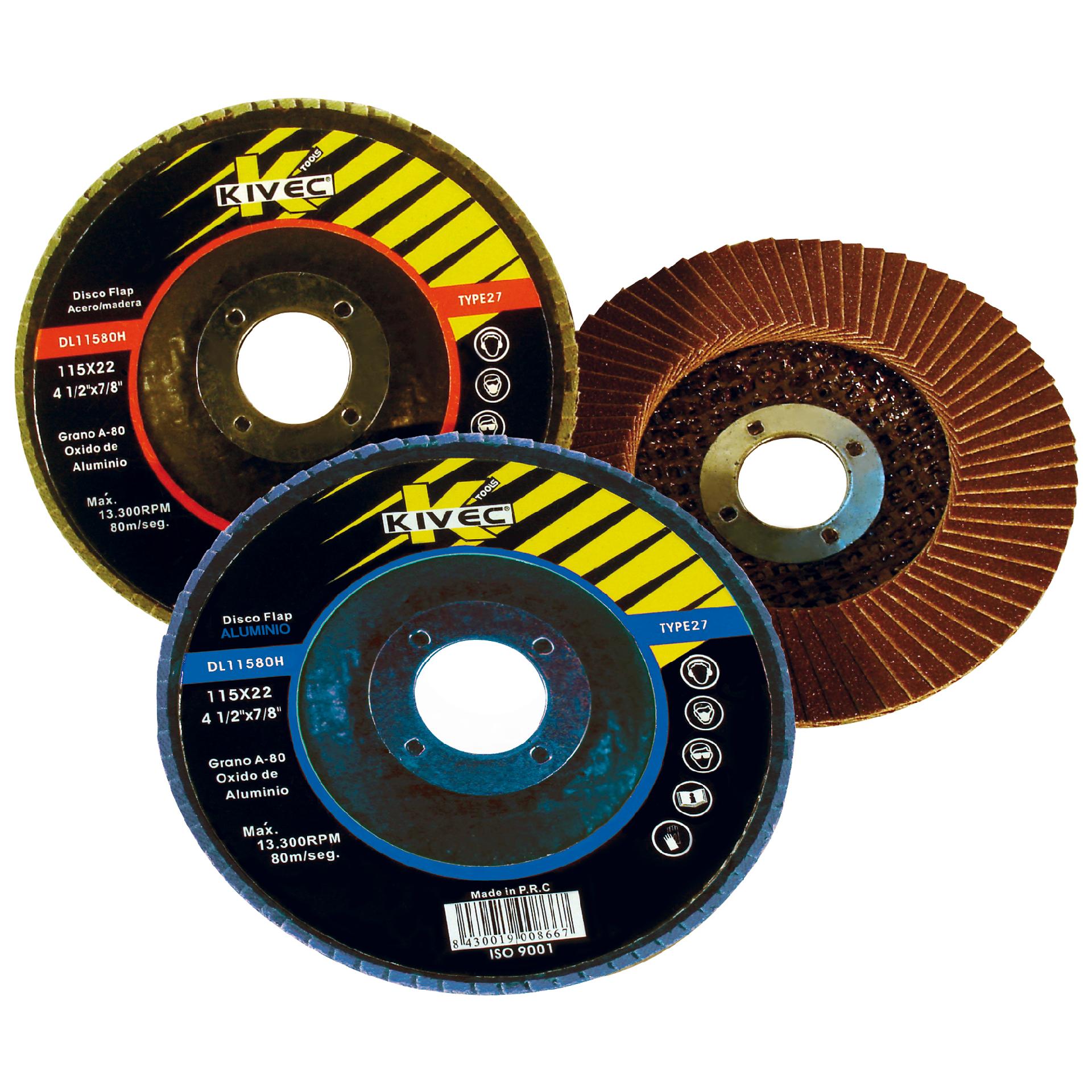 Disco Flap De Ferro 180 Kivec Dl180H