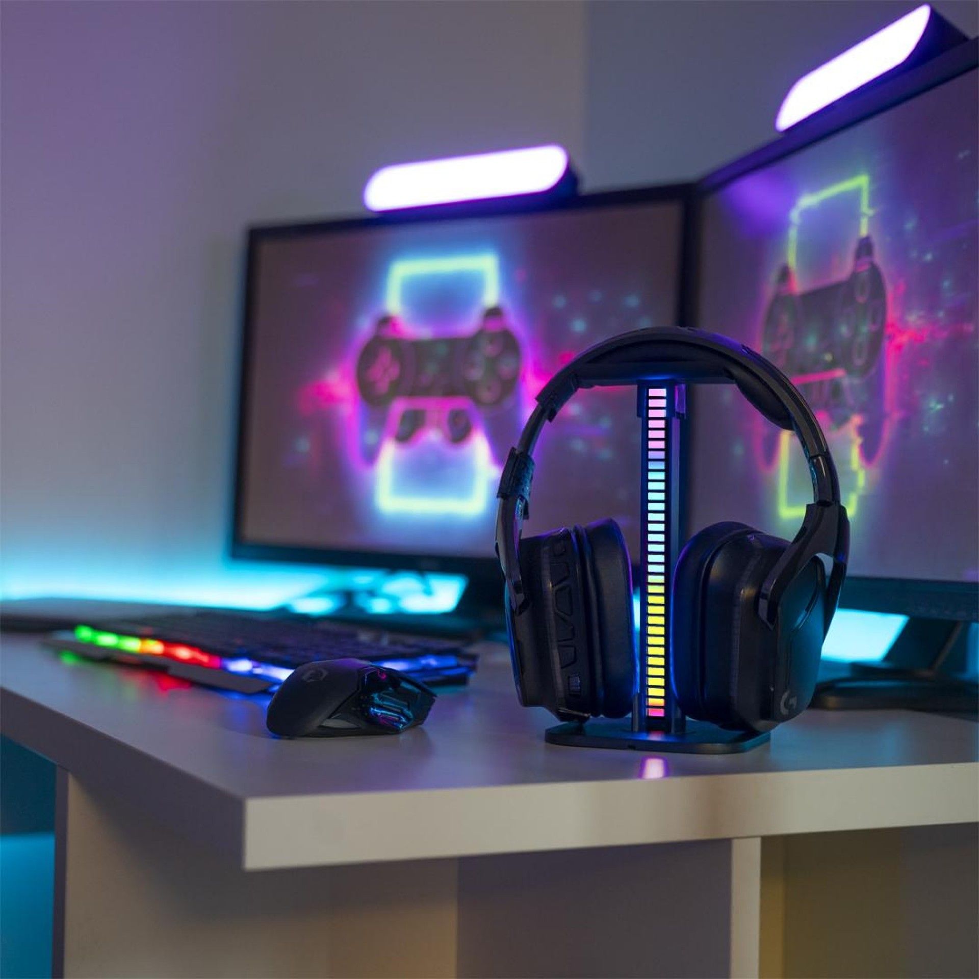 Suporte Para Fone de Ouvido, Rgb, Sincronização de Música, refª BISRVBM XANLITE