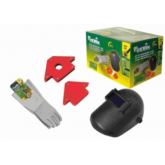 Kit De Soldadura Cevik 4 Peas Acessrios Ce-104K