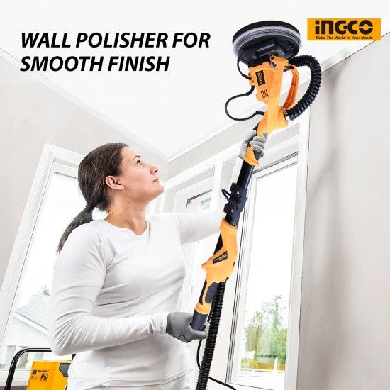 Lixadora paredes e tectos Ingco 1050w c/saco transporte e acesrios [DWS10501]