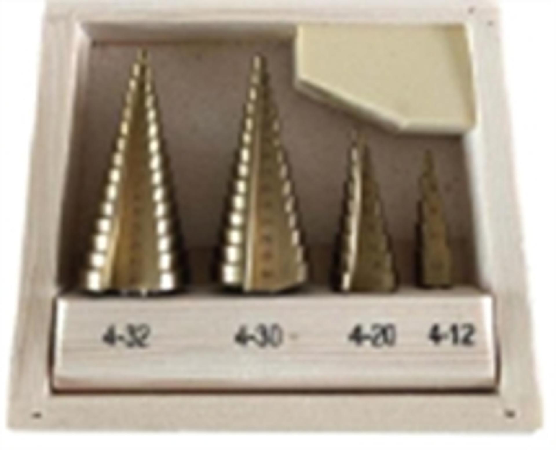 Conjunto 4 Brocas Escalonadas 4 A 32mm refª 412002 Heavyware