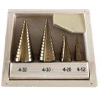 Conjunto 4 Brocas Escalonadas 4 A 32mm ref 412002 Heavyware