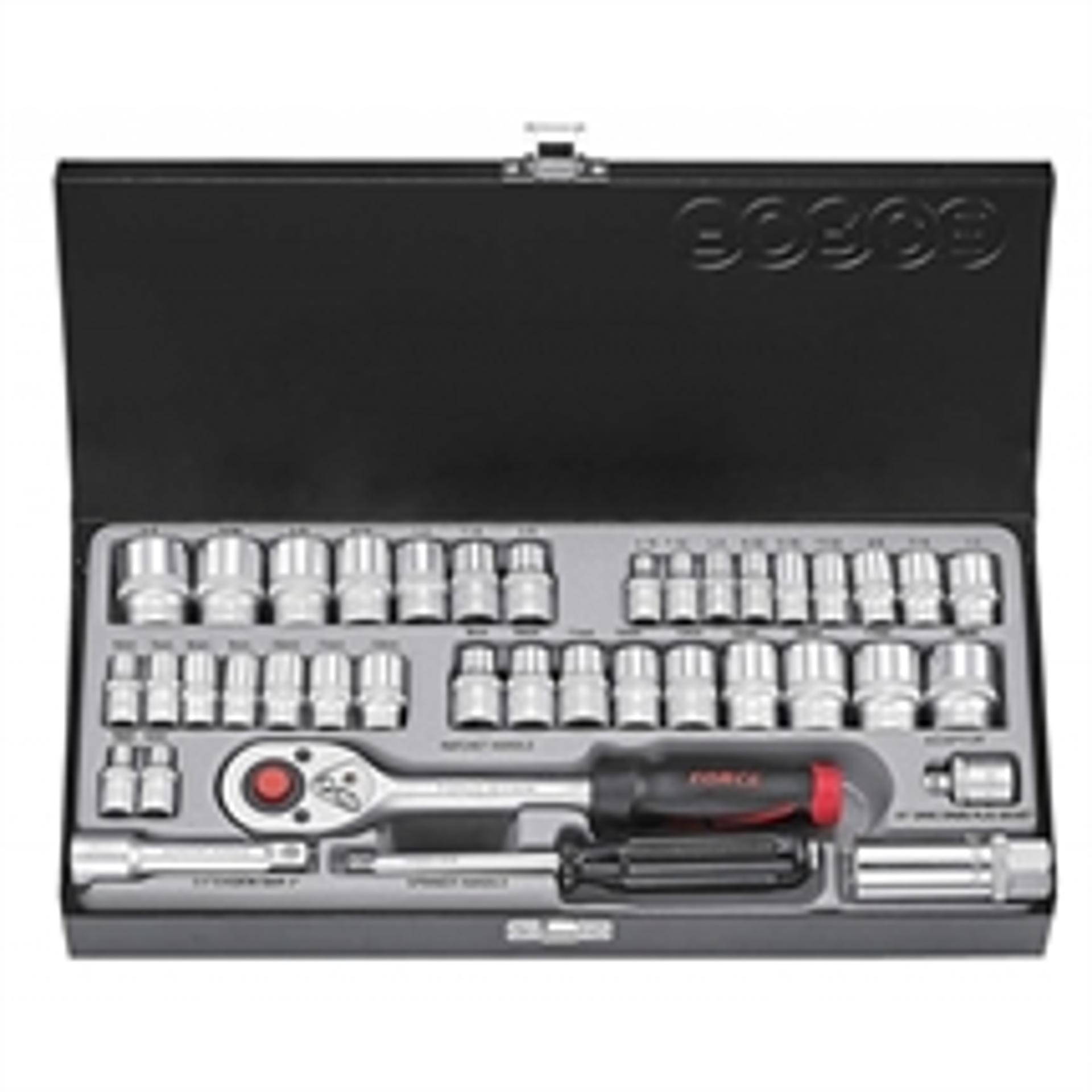 Jogo Ch 3/8+1/4 *Bi 4>19+3/16>3/4* 39Pcs 3391 refª 342146 Force