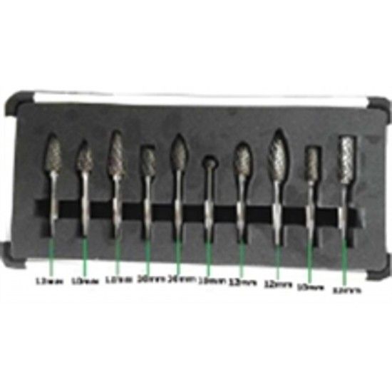 Conj. Fresas Rotativas 10Pcs ref 412064 Heavyware