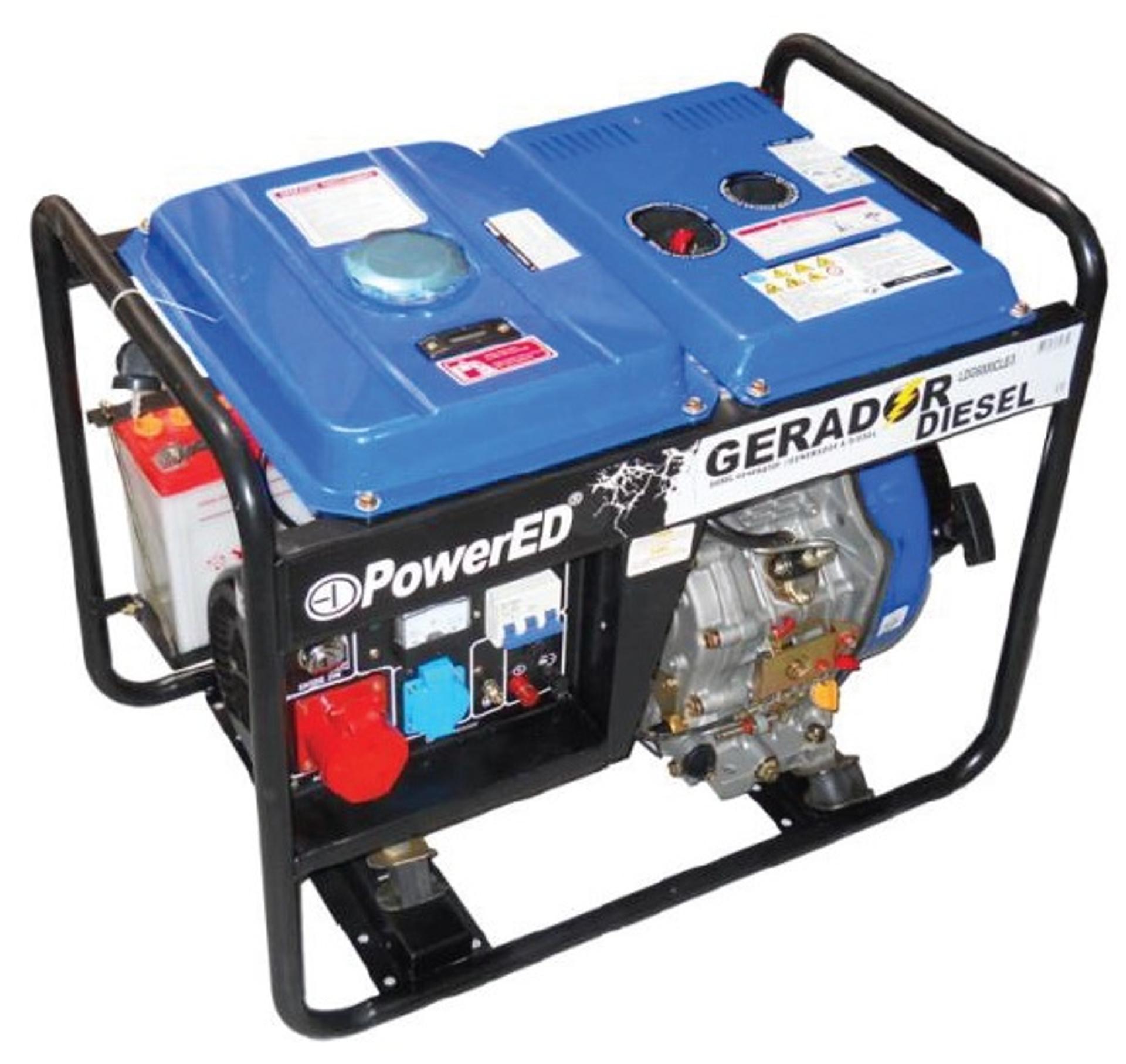 Gerador Diesel A/E Trif Pdg6000Cle-3 400V refª 675081 Powered