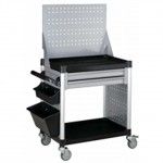 Carro Bancada C/Painel 2 Gav Cinza * 50212 ref� 342903 Force