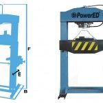 Prensa 100T Eletrica Pesp100 ref� 260104 Powered