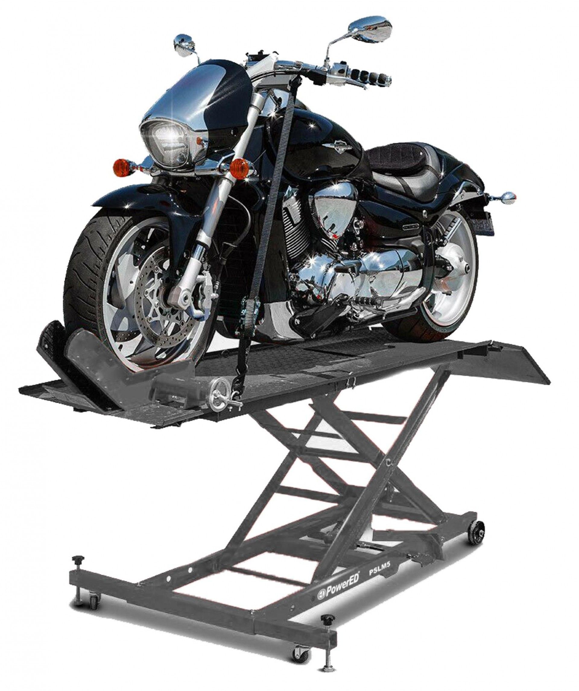 Elevador Motas Hidropneumatico 450Kg C/Alcapao Pslm5 refª 400500 Powered