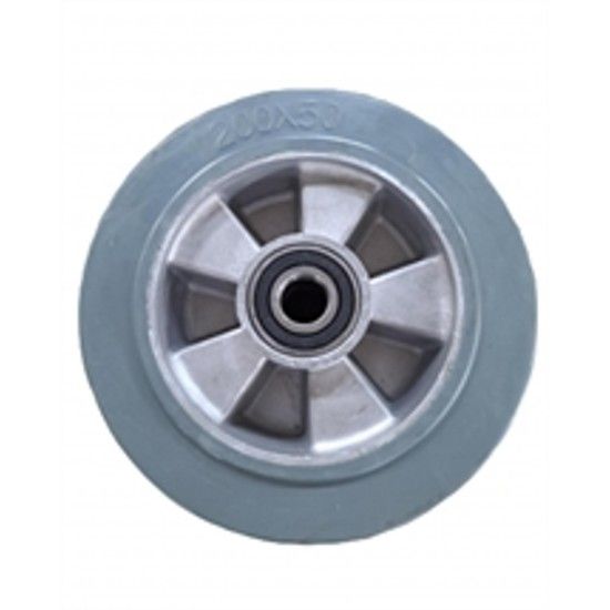 Roda Traseira Borracha Cinzenta 200X50mm  ref 240537 Powered