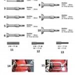 Conj. Saca Interior 2 Pernas 8>32mm * 910T1 refª 342540 Force Conj. Saca Interior 2 Pernas 8>32mm * 910T1 refª 342540 Force