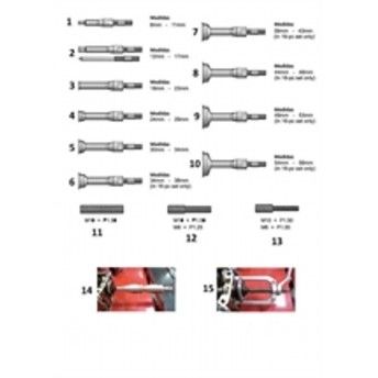 Conj. Saca Interior 2 Pernas 8>32mm  * 910T1 ref� 342540 Force
